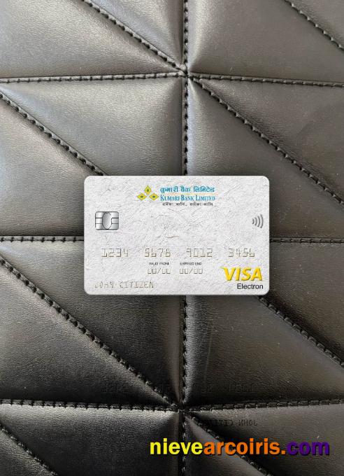 Nepal Kumari Bank visa electron card photolook